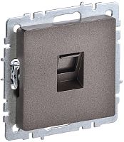 Розетка компьютерная без рамки IEK Brite РК10-БрТБ 1-м. RJ45 5e темная бронза картинка